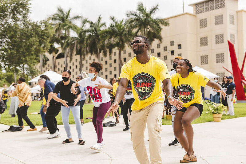 African dance class
